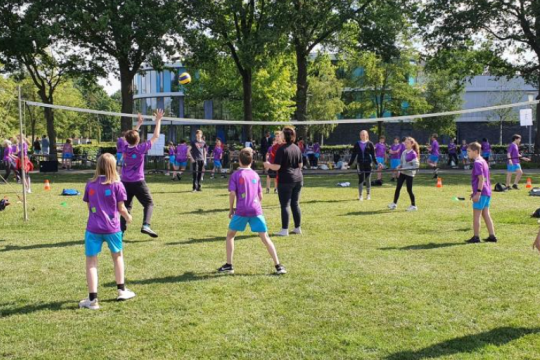 Geslaagd volleybaltoernooi